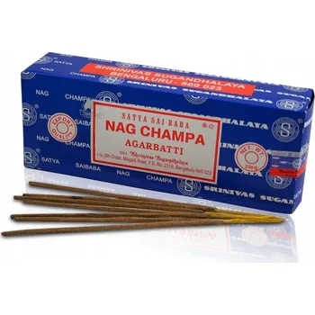 Vonná tyčinka Orientální vonné tyčinky Nag Champa, větší balení 40g, Satya Sai Baba