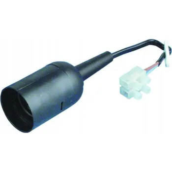 Objímka na žárovku REMONTOVACÍ OBJÍMKA NA ŽÁROVKU S KABELEM ČERNÁ