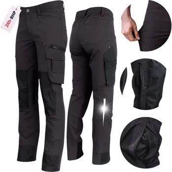 Pracovní obuv Pracovní kalhoty dlouhé - BOZP spodnie robocze elastyczne stretch NOR-36BK vel. 48