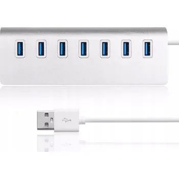 USB hub USB Hub Ruffberg Aluminiowy HUB 7x USB 3.0 7 portů