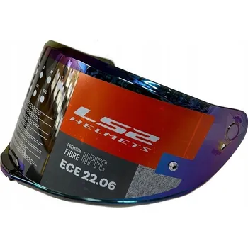 Helma na motorku Plexi na helmu LS2 FF811 VECTOR II Zrcadlové Modré