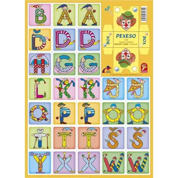 omalovánky Pexeso Akim - Abeceda