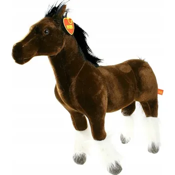 plyšák Plyšová Hračka Kůň Shire - Plyšový koník DUBI - 35 cm