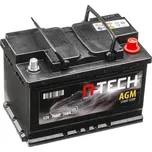 70Ah AGM baterie START-STOP, 760A, pravá A-TECH AGM 278x175x190 57002