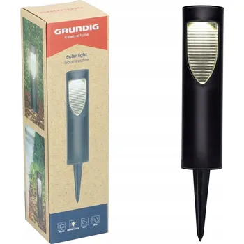 Venkovní osvětlení Solární lampa zapichovací lampa Grundig černá 31 cm 1 ks