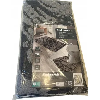 Koupelnová předložka SADA KOUPELNOVÝCH PŘEDLOŽEK 50X80 50X40 ŠEDÁ / ZU