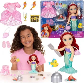 Panenka Jakks Pacific Mini panenka Disney Malá mořská víla Arielka 16 cm + doplňky