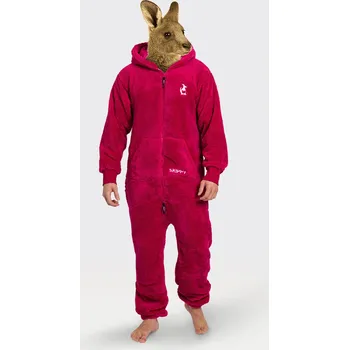 Dámský overall Dupačky teddy raspberry pink XL - růžová