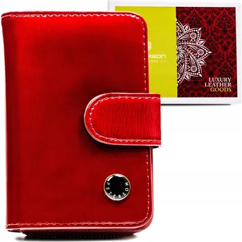 Peterson peněženka z pravé kůže červená - dámská