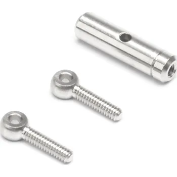 RC model Kavan Mosazný poniklovaný napínák M2, délka 20-28mm, očka vnitřní vrtání 1,7mm, 10 ks. - expresní doprava