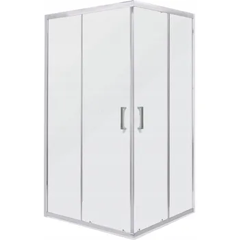 Sprchový kout 100x70 Malibu EL SQ chrom bez vaničky sklo matné