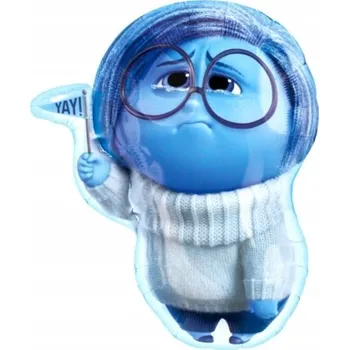 Balónek V HLAVĚ SE MI TO NEVEJDE fóliový balónek SMUTEK V hlavě dekorace narozeniny