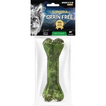 Pamlsek pro psa Kost pro psa BioFeed Euphoria hovězí se šalvějí 10 cm