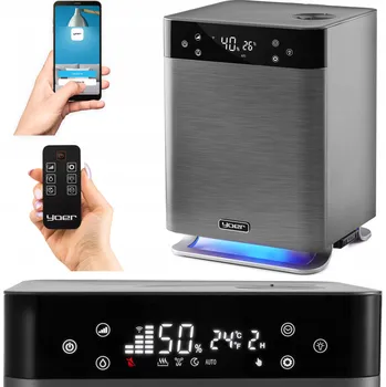 Zvlhčovač vzduchu Automatický zvlhčovač vzduchu Yoer 5v1 Čistička Ionizátor + Aromaterapie