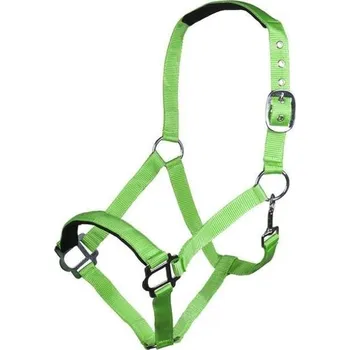 Ohlávka HKM Sydney Style podložená neon green SHETTY