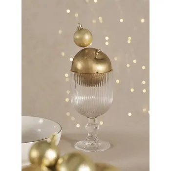 Sklenice Sinsay - Rýhované skleničky 2 ks - bílá - 387ES-00X - 387ES-00X-ONE