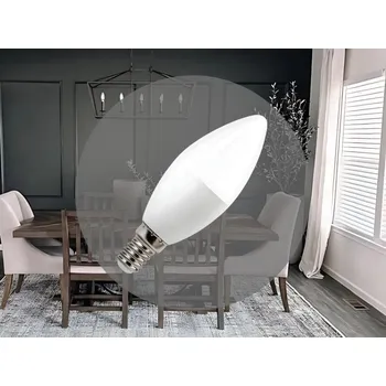 Žárovka NEDES LED žárovka 8W - C37 / E14 / SMD / 3000K - ZLS714