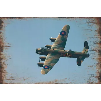 Obraz Cedule Letadlo Bobarder