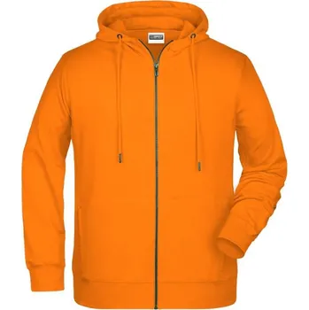 Pánská mikina DAIBER JN 8026 / Pánská mikina s kapucí - orange 5XL