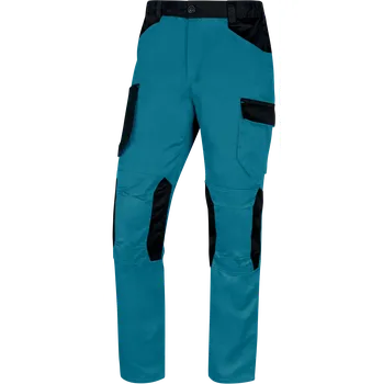 Pracovní oblečení DELTA MACH2 M2PA3STR / Pánské strečové pracovní kalhoty - ocelově modrá/černá S