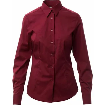 Dámská košile PAYPER FLORENTIA LADY S00257-P051 / Dámská košile slim střihu - bordeaux 44