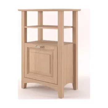 Televizní stolek Interier-Stejskal | TV stolek Castello masiv dub D35 - Castello dekory Bílá lak