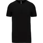 KARIBAN VINTAGE K3012 / Pánské elastické tričko - black M