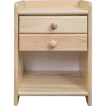 Noční stolek Interier-Stejskal | Noční stolek SN106 masiv borovice - Barva Borovice lakovaná