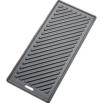 Příslušenství pro gril Grilovací deska Grillstar Atlanta / vhodné pro plynový gril Grillstar Atlanta II Series/Grillstar Atlanta II 200/300/450/650 / 24 x 2 x 41,5 cm / litina / černá