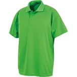 SPIRO S 288X AIRCOOL / Unisex sportovní polo tričko - lime XXS
