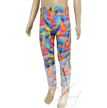 Dívčí legíny Legíny barevné čáry