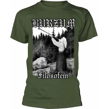 Pánské tričko Burzum tričko, Filosofem Green, pánské L