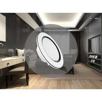 NEDES LED svítidlo 7,5W 4000K / SMD / WH-BK - LDL321WB