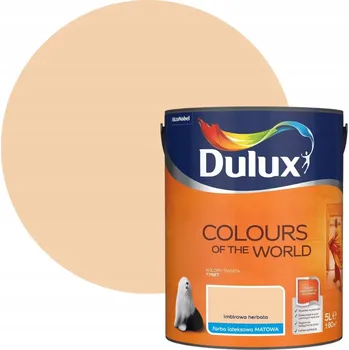 barva na zeď DULUX WORLD LATEXOVÁ BARVA NA ZDĚNY Čaj 5l