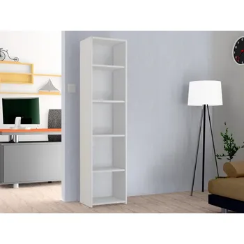 Knihovna Regál Gindo 30 cm x 176 cm x 30 cm bílý