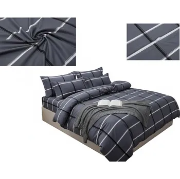 Povlečení SADA POVLEČENÍ 220x200 cm BAVLNA SATÉN POLŠTÁŘ 70x80 cm 200/220