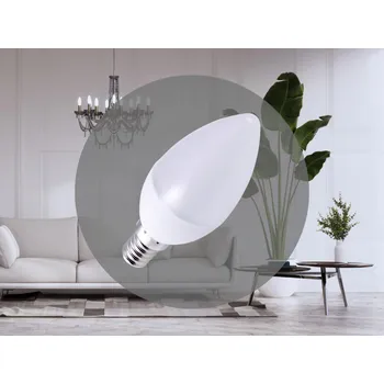 Žárovka NEDES LED žárovka 5W - C37 / E14 / SMD / 4000K - ZLS722