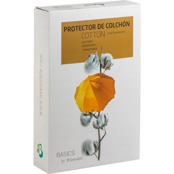 Prostěradlo Voděodolný chránič matrace B-Sensible Cotton 90x200 Standard, výška 13-25 cm