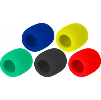 Mikrofon Houbička / Kryt proti větru na mikrofon, barevné 5 kusů the t.bone Windscreen Set