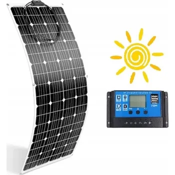 FLEXIBILNÍ SOLÁRNÍ PANEL 50W 12V + REGULÁTOR