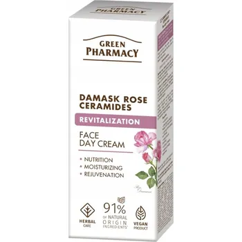 Pleťový krém Víceúčelový pleťový krém Green Pharmacy Růže a ceramidy pro denní použití 50 ml