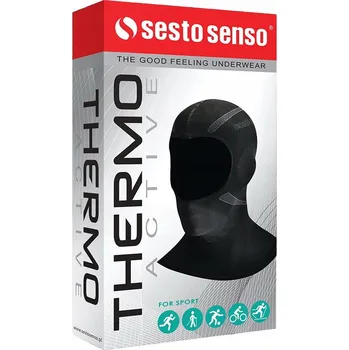 Kukla Sesto Senso Termoaktivní kukla Thermo Aktiv Motor SKI Černá L/XL