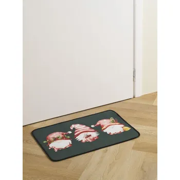 Rohožka Sinsay - Vánoční rohožka s potiskem skřítků - červená - 273GR-33P - 273GR-33P-ONE