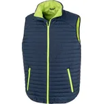 RESULT R 239X / Unisex thermo prošívaná vesta - navy/lime XS