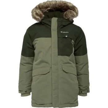 Chlapecká bunda Chlapecká zimní bunda Columbia NORDIC STRIDER II JACKET M Khaki, Bílá