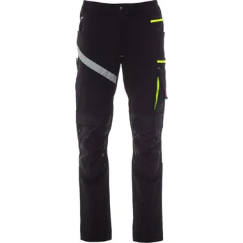 montérky PAYPER NEXT 4W SUMMER S00255-P060 / Letní strečové pracovní kalhoty do pasu - černá/černá 64