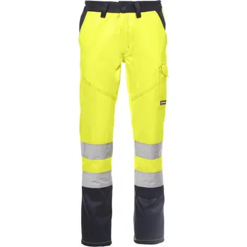 Pracovní oblečení PAYPER CHARTER/WINTER 001018-0348 / Zimní reflexní kalhoty do pasu - žlutá/navy XXXL
