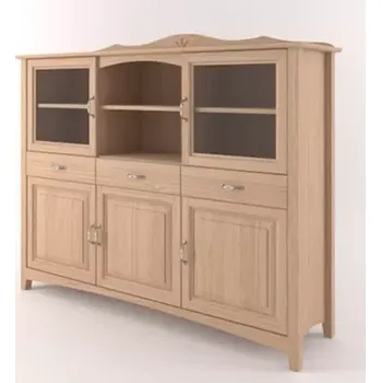 Příborník a kredenc Interier-Stejskal | Kredenc Castello masiv dub D11 - Castello dekory Dub bezbarvý lak