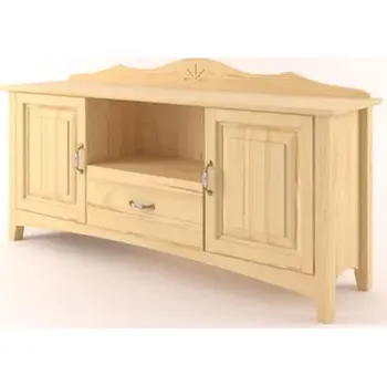 Televizní stolek Interier-Stejskal | TV stolek Castello masiv borovice S31 - Castello dekory Borovice bezbarvy lak