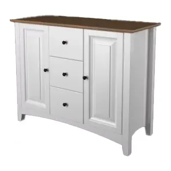 Komoda Interier-Stejskal | Komoda Castello Soft masiv borovice S26 - Castello dekory Ořech hnědá